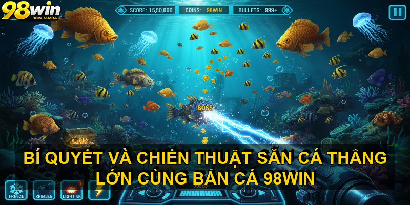 Bí quyết và chiến thuật săn cá thắng lớn cùng BẮN CÁ 98WIN