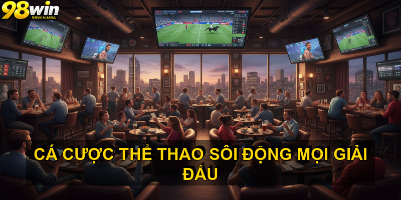 Cá cược thể thao sôi động mọi giải đấu