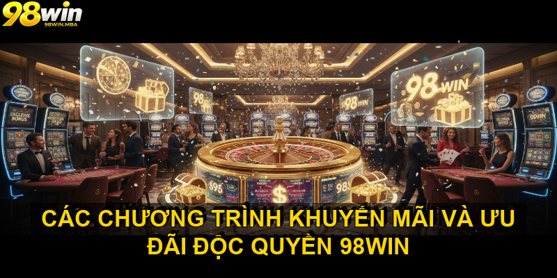 Các chương trình khuyến mãi và ưu đãi độc quyền 98WIN