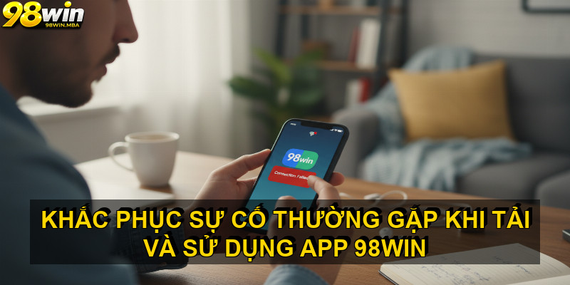 Khắc phục sự cố thường gặp khi tải và sử dụng app 98WIN