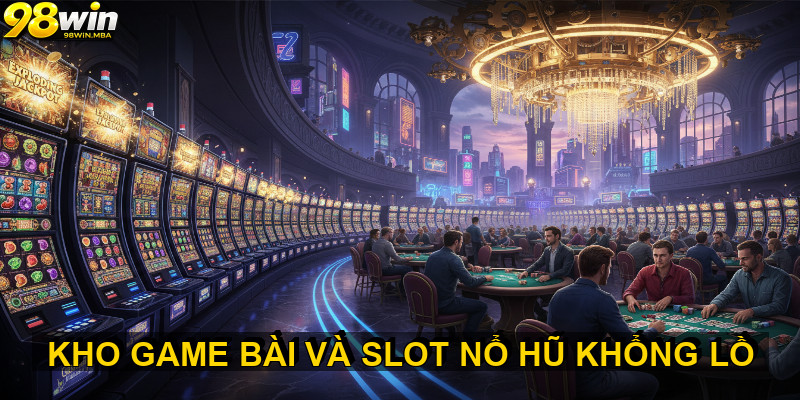 Kho game bài và slot nổ hũ khổng lồ