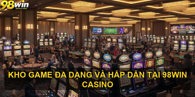 Kho game đa dạng và hấp dẫn tại 98WIN Casino